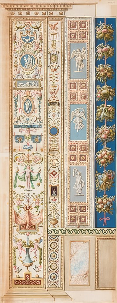 Pilaster Loggia XII (pynt som vokser ut av et kar) av Gaetano Savorelli