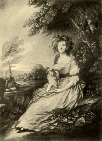 'Fru. Sheridan', c1785, 1942. av Gainsborough Dupont