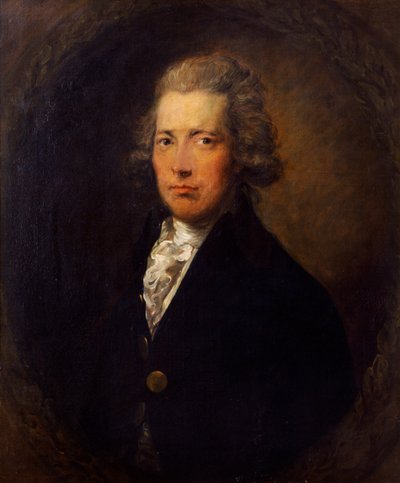 Portrett av William Pitt den yngre, britisk statsmann, c1787 av Gainsborough Dupont