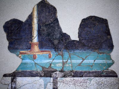 Romersk veggmaleri av Gallo-Roman