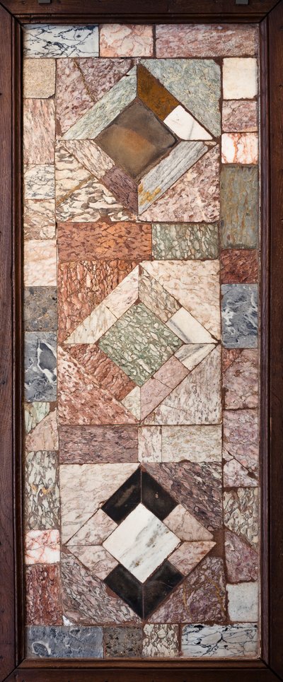 Belegningsstein, - (Opus sectile i marmor) av Gallo-Roman Gallo-Roman