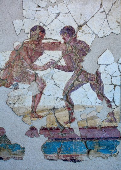 Romersk veggmaleri av Gallo-Roman Gallo-Roman