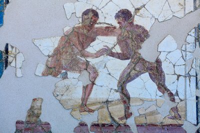 Romersk veggmaleri av Gallo-Roman Gallo-Roman