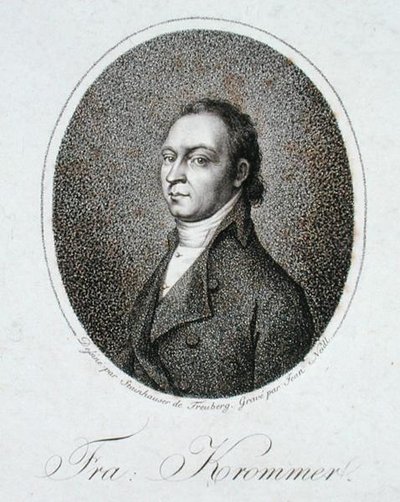 Franz Krommer (1759-1831) gravert av Jean Neidl (gravering) av Gandolph Ernst (after) Stainhauser