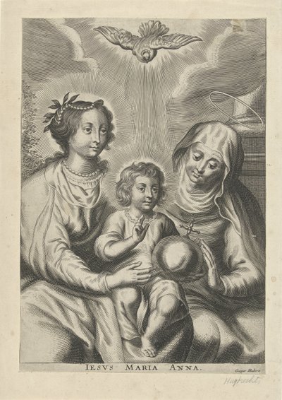 Anna te Drieën Iesus Maria Anna (tittel på objekt) av Gaspar Huybrechts