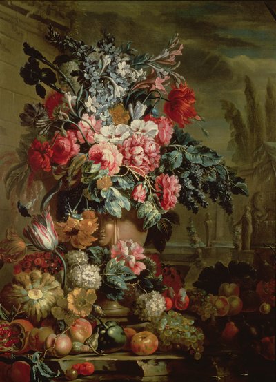 Blomsterstykke av Gaspar Pieter II Verbruggen