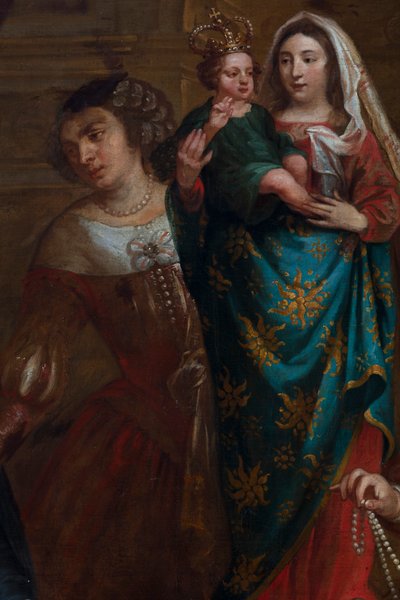 Erkehertuginne Isabella av Spania, som gir sine juveler til basilikaen St. Martin i Halle av Gaspar De Crayer