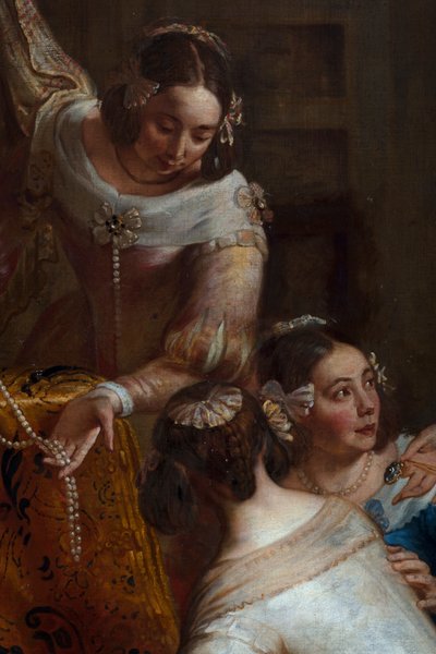 Erkehertuginne Isabella av Spania, som gir sine juveler til basilikaen St. Martin i Halle av Gaspar De Crayer