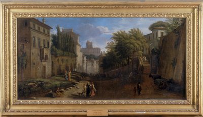 Via Capo le Case av Gaspar van Wittel