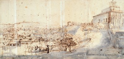 Villa Medici i Roma av Gaspar van Wittel (ca 1652-1736) av Gaspar van Wittel
