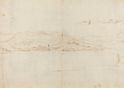 Lago Maggiore av Gaspar van Wittel