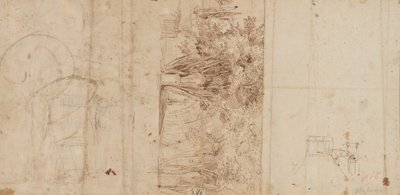 Hagene til Villa Medici av Gaspar van Wittel