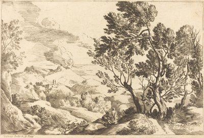Romersk landskap av Gaspard Dughet