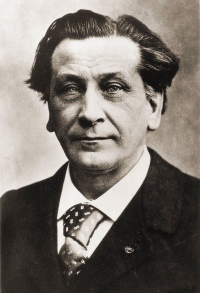 François Coppée (1842-1908), fransk poet og dramatiker, fotografert av Nadar. av Gaspard Felix Tournachon Nadar
