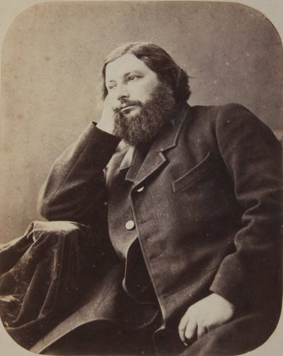 Gustave Courbet, ca 1866. av Nadar