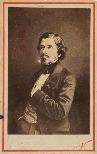 Portrett av Eugene Delacroix 1798-1863, 1858. av Gaspard Félix Nadar