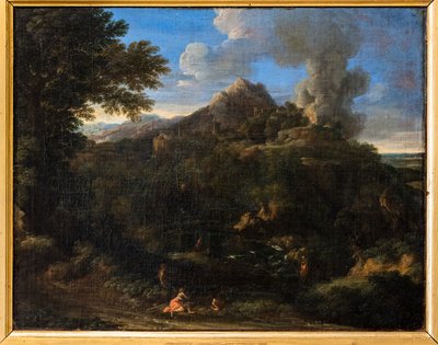 Fire på Tivoli av Gaspard Poussin Dughet
