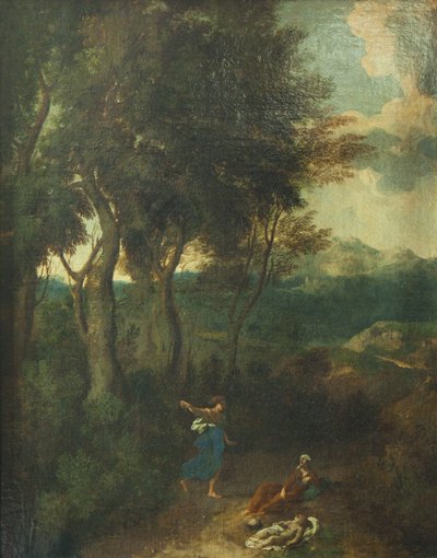 Hagar og Ismael av Gaspard Poussin Dughet