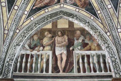 Ecce Homo Fresco av Gaudenzio Ferrari (1475 ca-1546) 1542 Milano, Basilica of Santa Maria delle Grazie Italia av Gaudenzio Ferrari