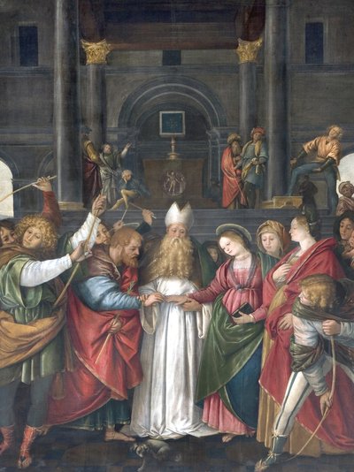 Jomfruens ekteskap, ca. 1525 av Gaudenzio Ferrari