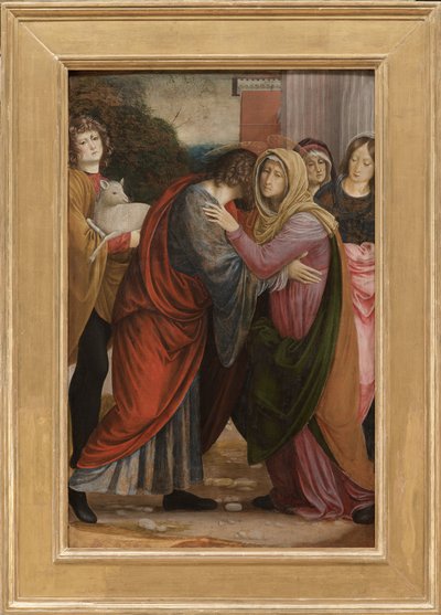 Møte ved Golden Gate, 1508-09 av Gaudenzio Ferrari