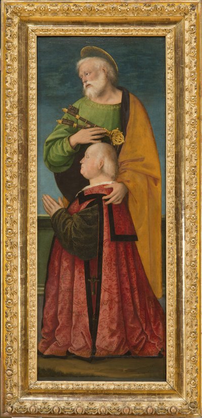 St Peter og en giver, ca. 1517-18 av Gaudenzio Ferrari