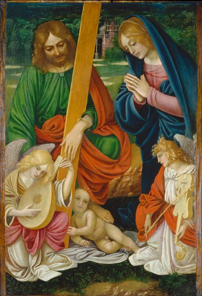 Tilbedelsen av Jesusbarnet av Gaudenzio Ferrari