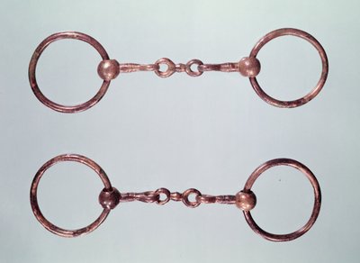Hestebiter, fra La Gorge-Meillet, Tene I (ca. 475-0 f.Kr.) (bronse) av Gaulish