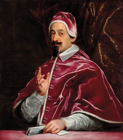Portrett av paven Alexander VII 1599-1667, 1667. av Gaulli