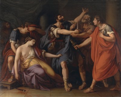 Lucretias død av Gavin Hamilton