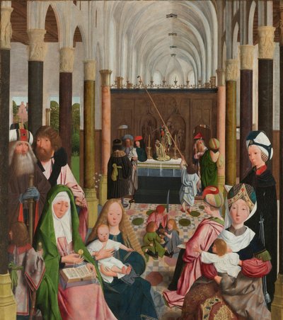 Det hellige slektskap av Geertgen tot Sint Jans (workshop of)