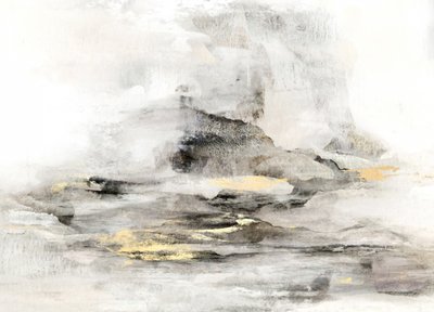 Abstrakt gulllandskap av Gemma Bardot