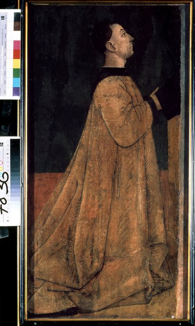 ""Portrett av en patricier, medlem av en rik familie i middelalderens Italia"" (Portrett av en patricier) Maleri av Gentile Bellini (cirka 1429-1507) Museum for vestlig og orientalsk kunst, kyiv av Gentile Bellini