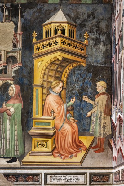 Hall of Liberal Arts and Planets av Gentile da Fabriano