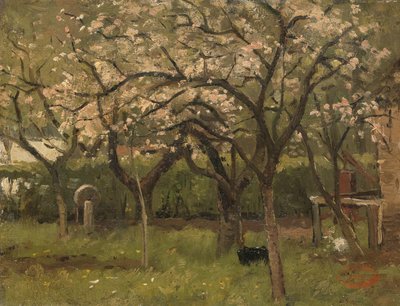 Blomstrende tre i en frukthage av Geo Poggenbeek