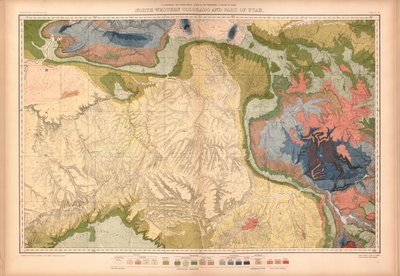 Geologisk og geografisk atlas over Colorado og deler av tilstøtende territorium av Geological And Geographical Survey Of The Territories