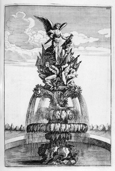 Fontenedesign, 1664 av Georg Andreas Bockler