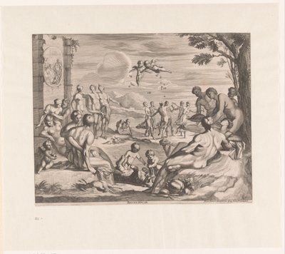 Bacchanal Bacchanalia (tittel på objekt) av Georg Andreas Wolfgang