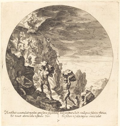 Giants frastøtt av Jove av Georg Andreas Wolfgang the Elder
