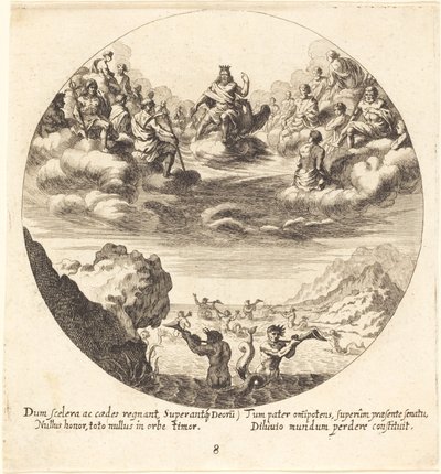 Jove og gudene av Georg Andreas Wolfgang the Elder
