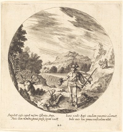 Mercury Killing Argus av Georg Andreas Wolfgang the Elder