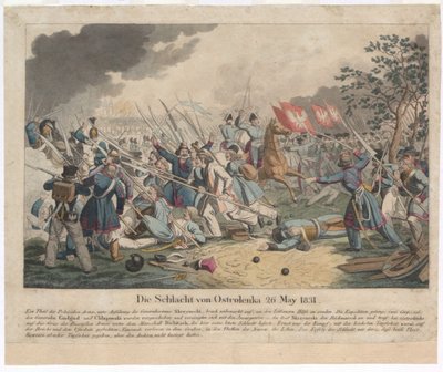 Slaget ved Ostroleka 26. mai 1831 av Georg Benedikt Wunder