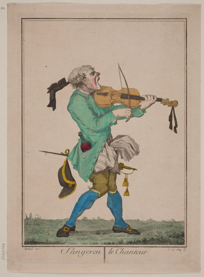 "Sangeren" av Georg Christian Schule