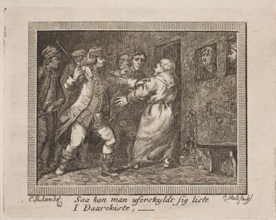 Vignett for J. H. Wessels "Alle skrifter" av Georg Christian Schule