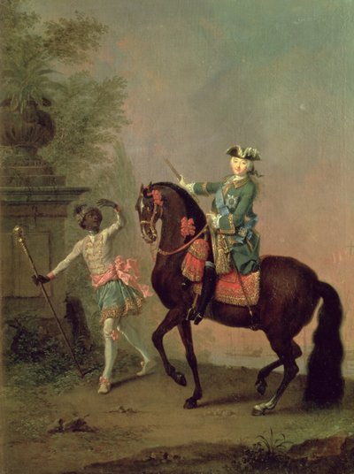 Portrett av keiserinne Elizabeth Petrovna av Georg Christoph Grooth
