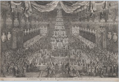 Kroningen av Karl XI, Stockholm av Georg Christoph II Eimmart