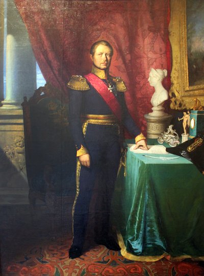 Erhardt kong Wilhelm I av Württemberg anagoria av Georg Friedrich Erhardt