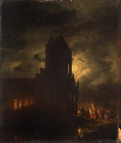 Nattlig prosesjon av Georg Gillis van Haanen