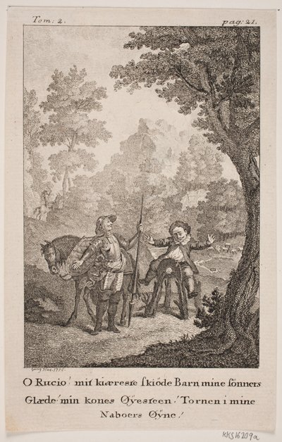 Illustrasjon til Don Quixote av Georg Haas