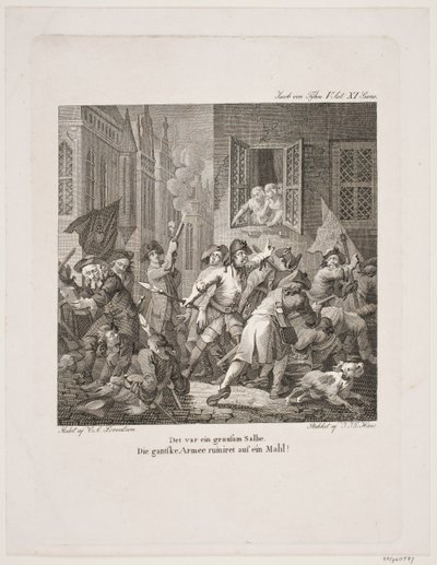 Illustrasjon til Holbergs Komedier av Georg Haas